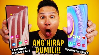 HUAWEI NOVA 9 VS SAMSUNG GALAXY A72 - SENYALES NG PAGIGING DOMINANTE