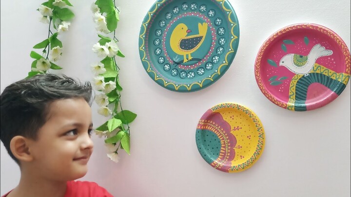 Home Decor | Summer Vacation Activities | kids craft | Disposable Plate Craft Ideas | DIY | 2 Ideas💡