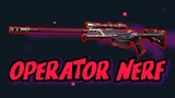 Valorant Operator Nerf in 1.09 Patch