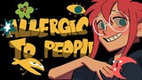 【Self-designed oc/animated meme】Allergic to people