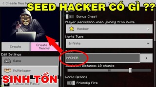 THỬ THÁCH SINH TỒN*TRONG HẠT GIỐNG HACKER CÓ NHỮNG GÌ | TRONG MCPE