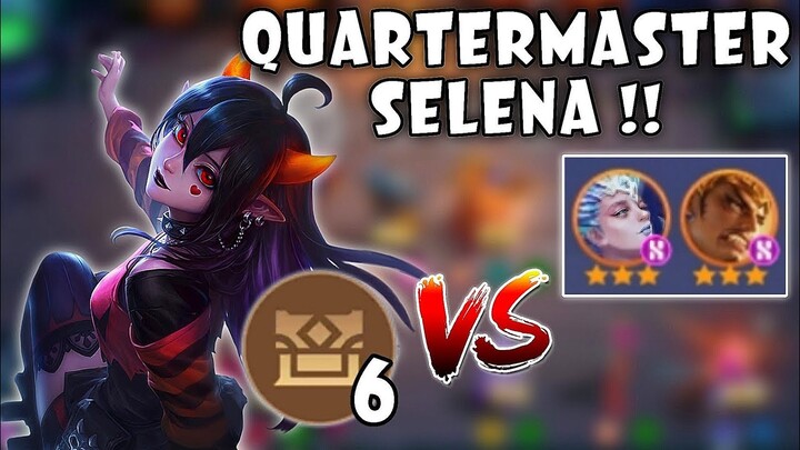 SELENA QUARTERMASTER VS DOUBLE 3 STAR LEGENDARY !! MAGIC CHESS MOBILE LEGENDS