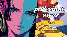 PERBEDAAN UMUR BOA DAN LUFFY | ONE PIECE