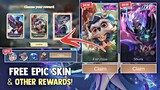 NEW EVENT 2023! GET YOUR FREE EPIC SKIN AND LIMITED SKIN + MORE REWARDS! | MOBILE LEGENDS 2023