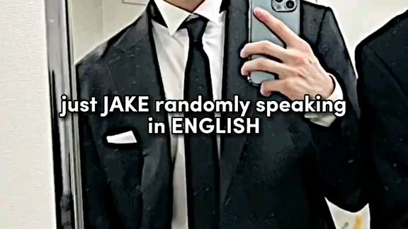 🥵🥵🥵Just JAKE randomly speaking in ENGLISH