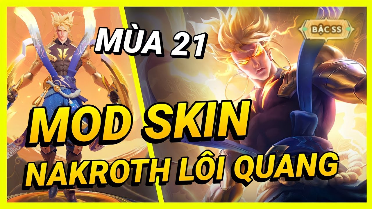 Mod Skin Nakroth Lôi Quang Sứ là lựa chọn tuyệt vời cho những game thủ yêu thích sự đổi mới và thay đổi ngoại hình của tướng trong Liên Quân Mobile. Đưa Nakroth đến với những trang phục mới lạ và sáng tạo, chinh phục giới game thủ với phong cách riêng và độc đáo.