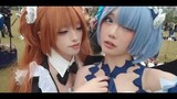 Kiss For Rem!! Cosplay Compilation - kissing Moment