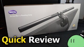 BenQ ScreenBar (Quick Review)