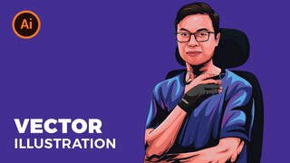 Vẽ chân dung vector art - Illustrator | BonART