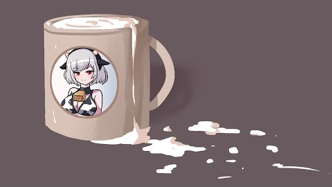 A warm milk 😋🍶