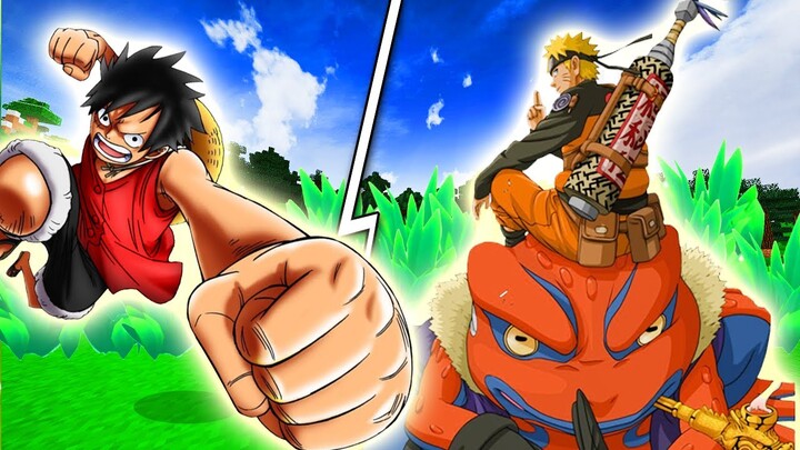 NARUTO VÀ LUFFY CHIẾN ĐẤU - AI SẼ CHIẾN THẮNG?? (BLOCKMANGO ANIME SIMULATOR)