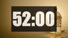 52 Minute Timer | Loud Alarm | Time call