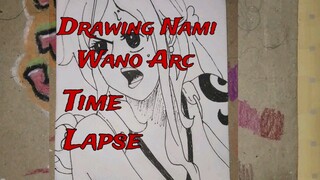 Drawing Nami One Piece - Time Lapse