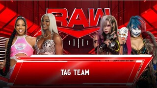 Bianca Belair and Jade Cargill vs Kairi Sane and Asuka (Kabuki Warriors)