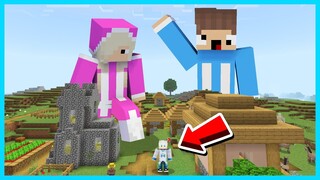 MIPAN & ZUZUZU MENJADI SUPER BESAR DI DUNIA MINECRAFT! AKUDAV JADI KECIL BANGET