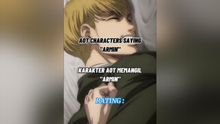 arminfyp#anime#shingekinokyojin#AttackOnTitan#attackontitanseason4#arminarlert#animelovers#foryoupage