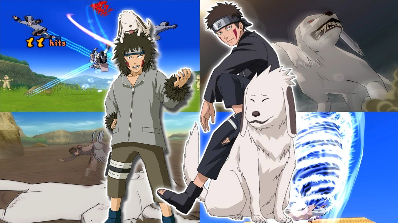 Gameplay Kiba Inuzuka (Combo, Jutsu, Awakening) - Naruto Shippuden