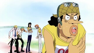 If I, Usopp, get sick, it only takes a few minutes!