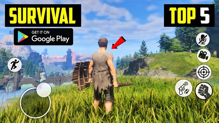 Top 5 survival games for android 2024 l New Survival game android (High Graphics)