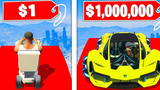 รถ 1 ดอลลาร์ กับ 1000000 ดอลลาร์ การแข่งขันรถแข่งผาดโผน