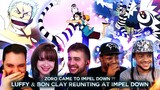 Luffy Reuniting with Bon Clay In Impel Down ! Mr 2 ! Reaction Mashup
