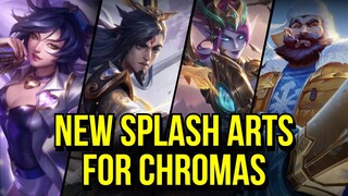 11 NEW Splash Arts For Chromas - Ahri | Senna | Caitlyn | Graves | Riven | Talon | Yi And More