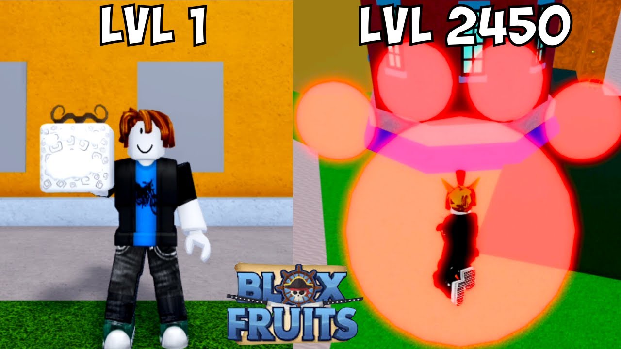 Blox Fruit Level 2450 GodHuman Full Awakened Rumble Fruits