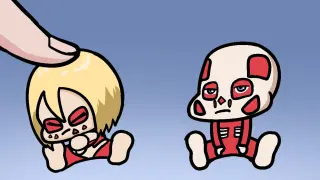 [Attack on Titan] Fanmade Anime: When The Titans Become Cuties