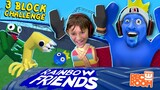 Rainbow Friends 3 Block Challenge in REC ROOM (FGTeeV FAST BLUE Gameplay)