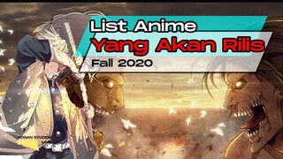 List Rekomendasi Anime FALL 2020 , Yang Mulai Rilis di Bulan Oktober