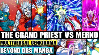 Beyond Dragon Ball Super: The Grand Priest Vs Merno Begins! Vegito Powers The Universal Genkidama