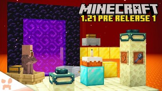 End Stuff, Lead Boats, Minecart Portals, & More! | Minecraft 1.21 Pre Release 1