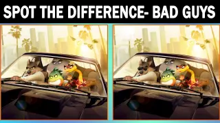 The Bad Guys Spot The Difference Brain Games