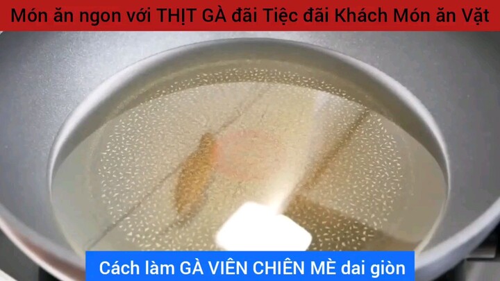 hướng dẫn cách làm thịt gà siêu ngon chiên mè