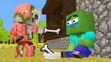 Monster School: Poor Baby Zombie and Bad Pigman - Sad Story | Minecraft Animation