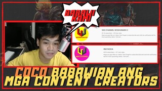 COCO BABAWIAN SILA INUYASHA AT MGA CONTENT CREATORS