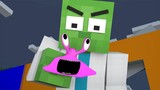 Monster School: Origin of Pink - Rainbow Friends Sad Story | Minecraft Animation