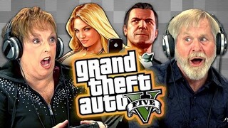 Elders Play Grand Theft Auto V (Elders React: Gaming)