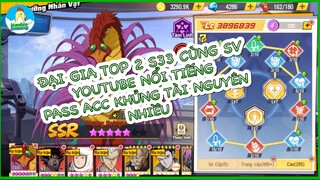 Đại gia Top 2 cùng sever 33 YTB nổi tiếng Pass acc Khủng giá mềm có fix One punch man the strongest