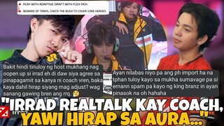 IRRAD INAMING DI SANG AYON KAY COACH VREN? SUPER RED TANGGAL SA MAIN 5! YAWI DI MABUHAT ANG AURA?!