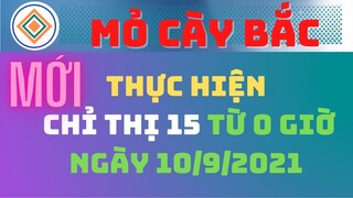 Mỏ Cày Bắc quy định Chính thức từ 0 giờ ngày 10/9/2021