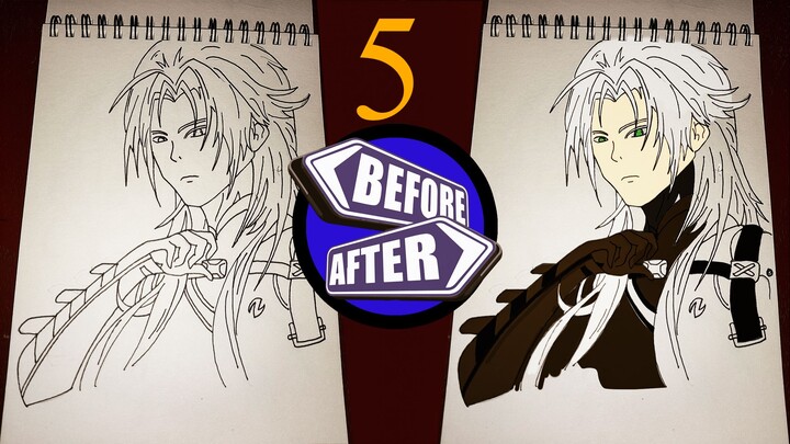 Drawing Calcharo Wuthering Wave Part 5 #bestofbest #anime #drawing