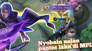 Nyobain nolan!? opsi salah satu pick assasin!? masih worth it lah!? gass cobain - Mobile Legends