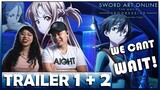 WHO'S HYPE FOR THE MOVIE? Sword Art Online Progressive The Movie Trailer Reaction