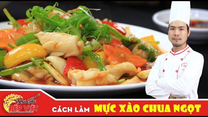 Cách làm món Mực Xào Chua Ngọt thơm ngon đậm đà | How to make Stir-fried squid