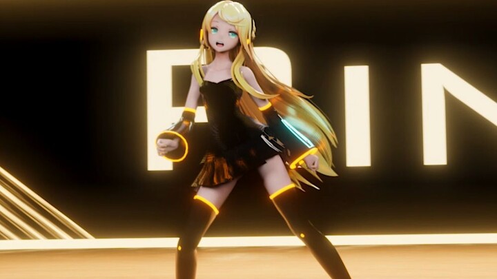 [MMD.3D]Buatan Sendiri: Rin Menari - Vocaloid