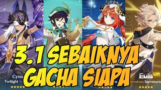 Sebaiknya Gacha Siapa di 3.1 - Genshin Impact Indonesia