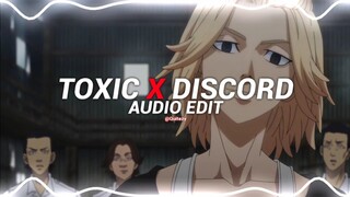 toxic x discord - boywithuke & the living tombstone [edit audio]