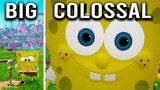 SpongeBob Battle For Bikini Bottom Rehydrated - Mini vs Small vs Big vs Giant vs Colossal SpongeBob