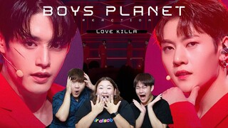 BOYS PLANET 'LOVE KILLA' STAGE REACTION แรงเกินพ่อ สูทแดงแผลงฤทธิ์ 😭❤️‍🔥🔥 | BOSSUMReact